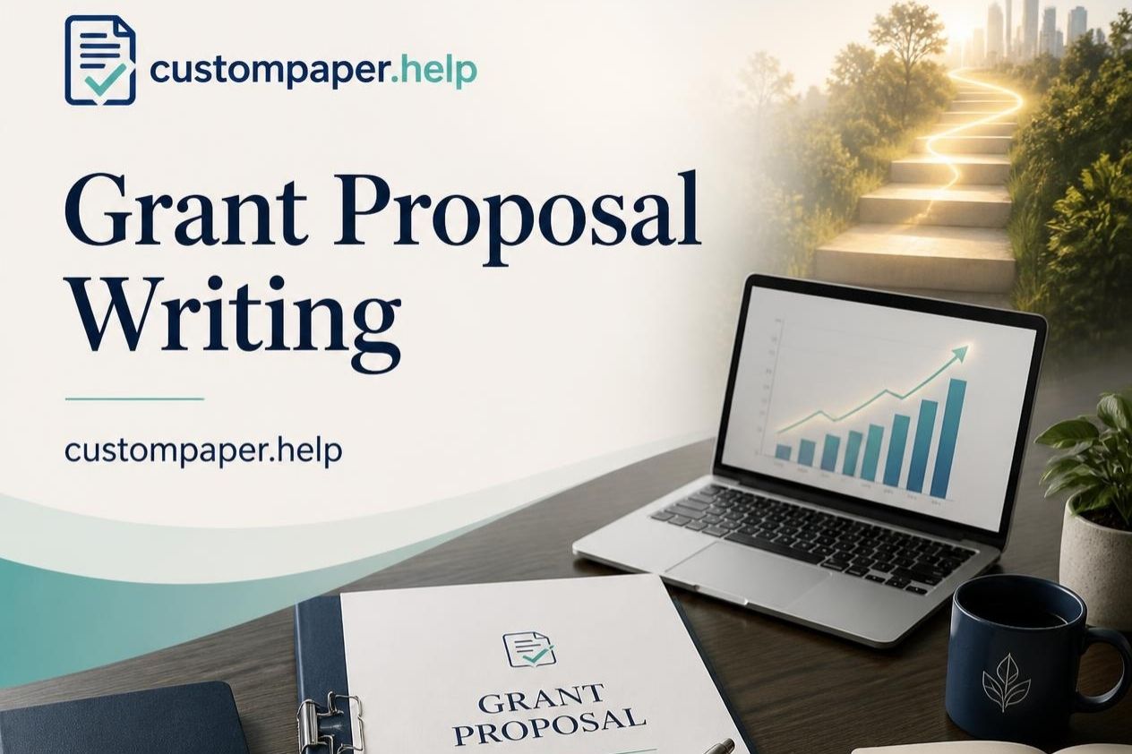 Corporate report writing agency workflow showing a human writer researching company data and drafting an original corporate report narrative by hand, illustrating the human-written, fact-checked approach expected from a professional business report writing service handling board-facing and stakeholder documents.